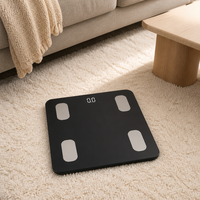 Balance connectée intelligente de haute qualité avec écran LCD pour salle de bain, mesure du poids et de la composition corporelle, balance de composition corporelle