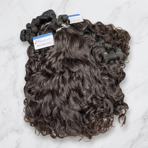 Extensiones de Cabello Ondulado Natural de Moda, 100% Cabello Vietnamita, Paquetes de Cabello con Puntas Gruesas y Acabado de Alta Gama, Gran Stock Disponible - Product Image 3