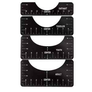 Set di 8 Righelli per T-Shirt con Logo Personalizzato, Guida per Allineamento Vinile, Strumento di Misurazione per Pressa a Caldo - Product Image 3