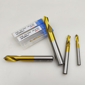 ดอกสว่านริชเม้นท์เซ็นเตอร์ดริลล์ HSS Co M35 90 องศา D3 D4 D5 D6 D8 D10 สำหรับเหล็กกล้าไร้สนิมและอะลูมิเนียม - Product Image 1