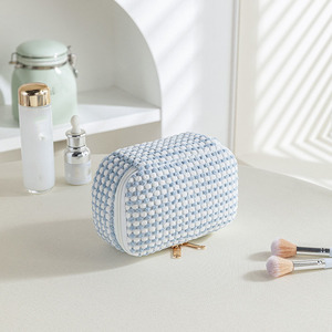 Set Portatile in Velluto di Corduroy per Rossetti, Grande Capacità, Vendibile Separatamente, Logo Personalizzabile, Borsa per Cosmetici - Product Image 2