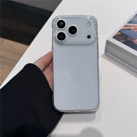 Étui de téléphone transparent en polycarbonate rigide antichoc pour iPhone