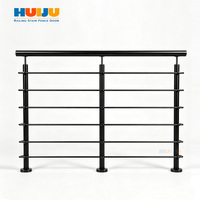 HJ Barres de balustrade modernes en acier inoxydable 304 316 et aluminium pour balcons et escaliers, avec mains courantes UNS 31254