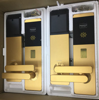 Sistem M1 Mewah Kunci Pintu Hotel TASRDC Kunci Kartu RFID Kunci Pintu Hotel Emas Qleung T51