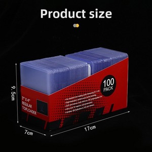 Lot de 25 porte-cartes de collection 35PT 3x4 pouces pour Ultraman, transparents et rigides, super clairs, de qualité supérieure, type Toploader - Product Image 3