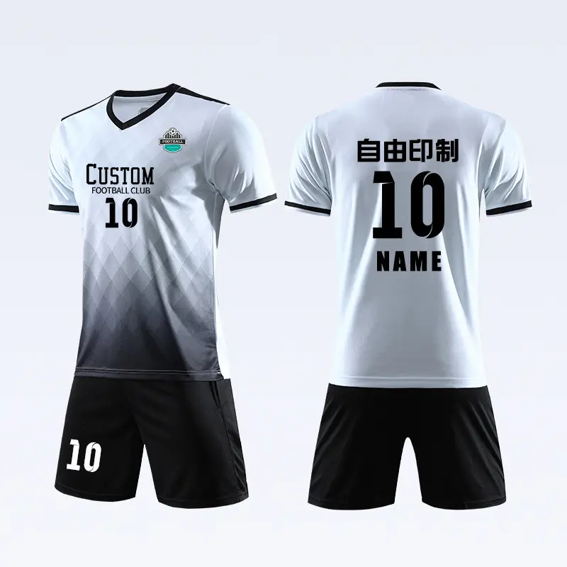 Tasarım futbol ucuz formaları spor giyim toptan 2022 2023 yeni spor yetişkinler futbol üniformaları takım erkekler