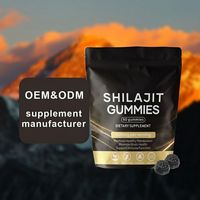 Gummies HDK Shilajit OEM/ODM 500mg avec Ashwagandha, Curcuma et Poivre Noir pour le Métabolisme et la Santé Cérébrale – Fabrication en Marque Blanche