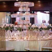 Crystal Drops Centres de table de mariage Décorations élégantes pour votre journée spéciale