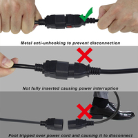Cable de Alimentación para Rack de Servidor, IEC C14 a C13, 10A 250V, para PDU, UPS, Monitor, PC, Gabinete de Red