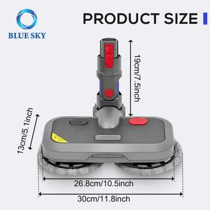 Tête de vadrouille électrique humide et sèche pour Dysons <span class=keywords><strong>V7</strong></span> V8 V10 V11 Tête de nettoyage de vadrouille <span class=keywords><strong>Brosse</strong></span> de sol Pièces de rechange pour aspirateur - Product Image 2