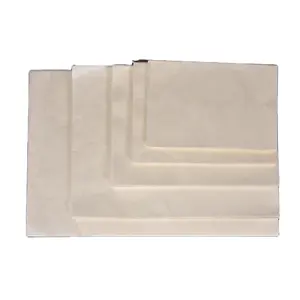 Bedruckte fett dichte Zellstoffs chale Liner recycelbare braune Kraft papiertüte für Lebensmittel Mittagessen silikon beschichtetes Antihaft-Back papier