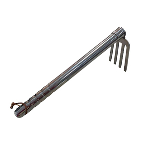 Four Tines Stainless Steel Junqiao Brand Gardening <strong>Fork</strong> Hoe &amp; <strong>Spade</strong> with 3-Year Warranty for Planting Flowers <strong>and</strong> Loosening Soil - Product Image 2