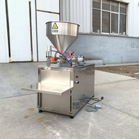 Machine de remplissage semi-automatique à pompe rotative électrique de haute précision pour sauce chili et vinaigrette, capacité 100-1000 ml