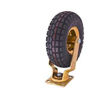 Ruedas Giratorias de Goma Resistente al Desgaste, Inflables, de PU, de 8 y 10 Pulgadas, con Rodamientos Silenciosos, para Uso Industrial, Salas de Estar y Hoteles - Product Image 3