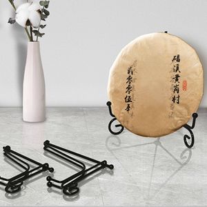 Foldable Iron Display Stand 4-7.9 In <b>Kitchen</b> Storage <b>Rack</b> For Tea Cake Clocks And Miscellaneous Items - Product Image 4