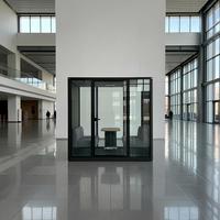 Cabine téléphonique de bureau UNIBOOTH à ventilation intelligente, échange d'air en 2 min, assemblage rapide en 35 min, pour centre d'affaires, vente en gros