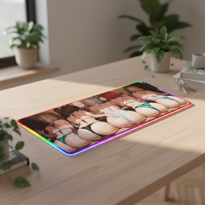 <span class=keywords><strong>Tapis</strong></span> <span class=keywords><strong>de</strong></span> <span class=keywords><strong>souris</strong></span> <span class=keywords><strong>de</strong></span> jeu en caoutchouc RGB <span class=keywords><strong>Genshin</strong></span> <span class=keywords><strong>Impact</strong></span> avec modes d'éclairage, grand format LED en stock - Motifs <span class=keywords><strong>de</strong></span> style anime abstrait - Product Image 1