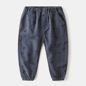 Pantalons décontractés pour enfants et hommes, avec poches latérales, en tissu uni, fabriqués au Pakistan, achat en gros depuis la Chine - Product Image 3