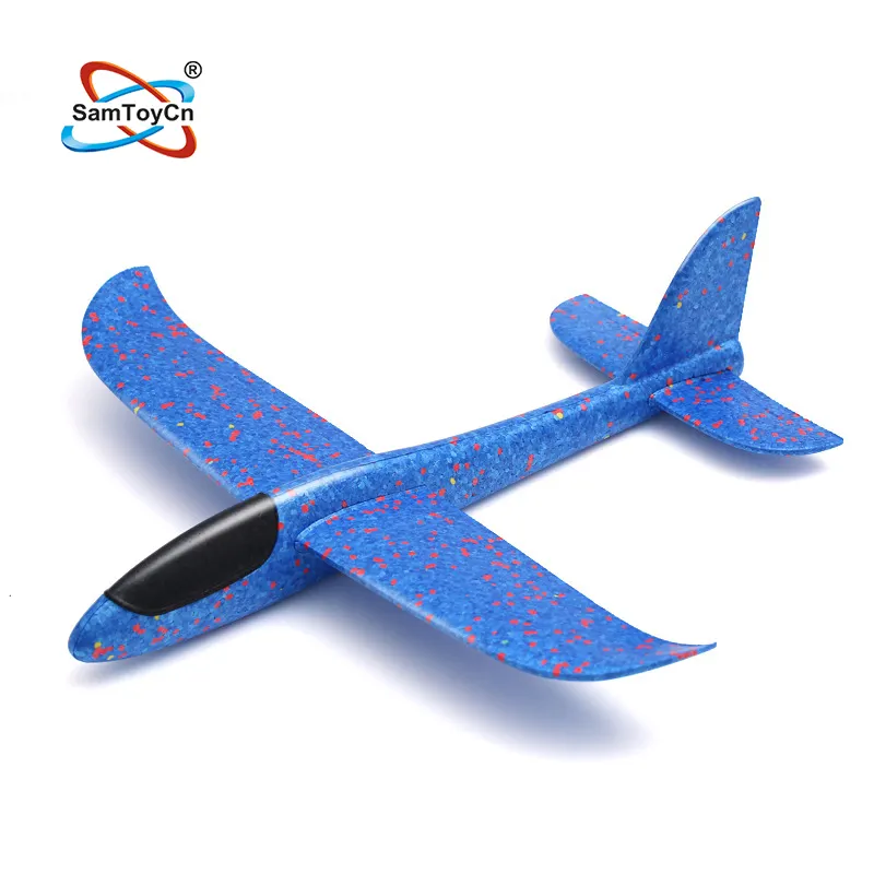 36Cm Kleine Hand Gooien Vliegtuigen Speelgoed Kleurrijke Model Convolutie Flying Zweefvliegtuig Foam Vliegtuig