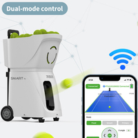 Lanceur de balles de tennis automatique professionnel PUSUN PT Smart Pri en ABS, contrôlé par application, portable, pour joueurs