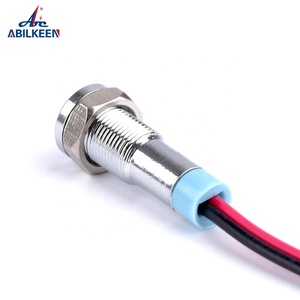 Mini 6 Mét Red <span class=keywords><strong>Blue</strong></span> Ánh Sáng Màu Xanh Lá Cây Tín Hiệu Đèn LED Chỉ Số Đèn 6V 12V 24V 110V 220V - Product Image 6