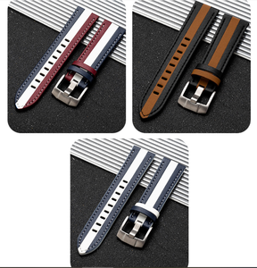 <span class=keywords><strong>สาย</strong></span>นาฬิกา Apple Watch, <span class=keywords><strong>สาย</strong></span>หนังไมโครไฟเบอร์สองโทนสีสำหรับเป<span class=keywords><strong>ล</strong></span>ี่ยนสายรัดแนวสปอร์ตสำหรับ iWatch Series 11 SE ultra - Product Image 4