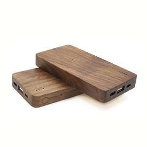 Bán buôn xách tay 10400mAh ngân hàng điện cho điện thoại di động công suất lớn thiết kế đẹp đầy màu sắc bằng gỗ ngân hàng điện với cáp - Product Image 5