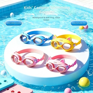 <span class=keywords><strong>Lunettes</strong></span> de natation pour enfants 369 JW-YY76, haute définition, anti-buée, petite monture, motifs de dessins animés, lentilles en polycarbonate imperméables - Product Image 2