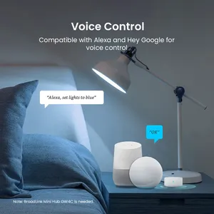 บรอดลิงค์ SC4B4 สำหรับรีโมทคอนโทรล 4 ปุ่มไร้สายสมาร์ท Wi-Fi ใช้ไฟ AC สวิตช์ฉาก DIY ทำงานร่วมกับ Alexa Google - Product Image 5