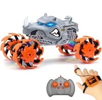 Meilleure vente RC requin dinosaure monstre camion voiture 2.4 Ghz roue explosive cascadeur voiture jouet voiture télécommandée pour adultes enfants