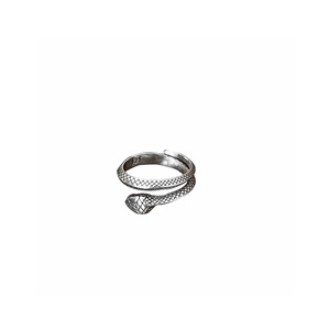 S925 Silver Snake <b>Ring</b> <b>Adjustable</b> Opening For Women Everyday Wear Jewelry Animal Zodiac Design - Product Image 5
