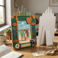 Cadre photo en papier sur mesure, imprimez votre propre design, commande OEM ODM bienvenue, léger et durable, idéal pour l'artisanat et la vente au détail