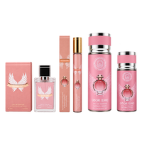 Vente en gros Coffret Parfum luxe Femme, senteur florale fraîche salée, vanille jasmin gingembre rose, flacon ange rose