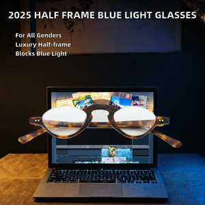 2025 Großhandel Fabrik Halbrahmen Anti-Blaulicht <span class=keywords><strong>IVision</strong></span> T-687 PC-Gläser Transparent +100 Unisex Luxus Hochwertige Lesebrille - Product Image 2