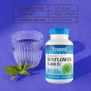 Cápsulas blandas de vitamina E de marca privada de alta calidad, un nutriente esencial, una buena opción para proteger la salud juvenil, suplemento dietético. - Product Image 4