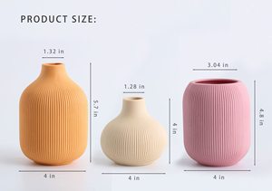 Vases colorés, petits vases en céramique <span class=keywords><strong>pour</strong></span> la décoration, vases blancs <span class=keywords><strong>pour</strong></span> fleurs, décoration bohème <span class=keywords><strong>pour</strong></span> la maison, vases <span class=keywords><strong>pour</strong></span> herbes séchées - Product Image 5