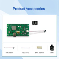 Layar 7 Inci 800*480 Modul LCD RS232 RS485 HMI Smart UART 16.7M Warna Layar TFT TN Layar Sentuh Kapasitif
