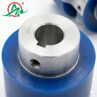 Roue personnalisée en PU résistant à l'usure Roues à rouleaux revêtues de polyuréthane Petite roue de chargement