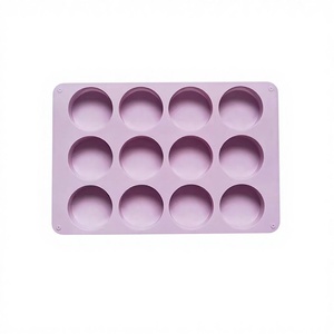 Moldes de Silicona Redondos de 12 Cavidades <span class=keywords><strong>para</strong></span> Hornear, <span class=keywords><strong>para</strong></span> <span class=keywords><strong>Oreo</strong></span> Cubierto de <span class=keywords><strong>Chocolate</strong></span>, Moldes de Silicona Hechos a Mano <span class=keywords><strong>para</strong></span> Hacer Jabón - Product Image 1