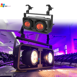 ไฟเวทีดีเจ2ตาขนาดเล็ก RGBW LED DMX Ip65ขยับได้ไฟเวที DJ สั่นได้600W กันน้ำ - Product Image 1