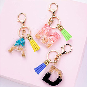 Pegamento de gota de cristal para llaves, epoxi con 26 letras <span class=keywords><strong>molde</strong></span> de silicona, colgante de cadena, joyería, número de tubo de pegamento - Product Image 4
