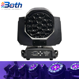 Projecteur LED à tête mobile polyvalent 19x15W Bee Eye Pixel avec zoom, rotation et effets RGBW - Product Image 1