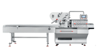Machine d'emballage automatique ABBA-HS35 pneumatique en plastique à 3 servomoteurs pour l'emballage de coussins alimentaires, de cigarettes et de tabac