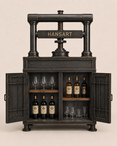 Industrial Vintage Metal <b>Bar</b> <b>Cabinet</b> with Double Door Design Wooden Shelves Wine Bottle Rack and Glass Storage for Home Lounge - Product Image 3