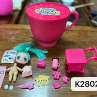 2024 Grosir 12 Buah K2802 Blind Box Set Mainan Plastik Populer Mini Cup Style Blind Box Toys Hadiah untuk Ulang Tahun Anak Perempuan