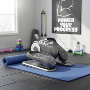 TUDEEN 2026 Training Mini Electric Elliptical <strong>Machine</strong> Exercise <strong>Walking</strong> <strong>Machine</strong> with PVC Pad Anti-slip Assistant - Product Image 1