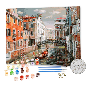 Nhà Máy Bán Hàng Trực Tiếp Tùy Chỉnh In Sơn Bằng Số Sơn Acrylic Bằng Số Phòng Khách Món Quà - Product Image 1