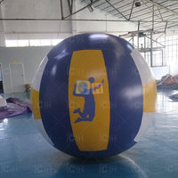 Ballon de volley-ball gonflable géant de ballon de plage en PVC de publicité de logo personnalisé
