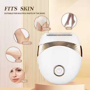 Épilateur rasoir tondeuse sans douleur, étanche, rechargeable, mini, portable, pour le visage, le corps et le maillot, pour femmes - Product Image 4