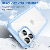 Jolie coque transparente en acrylique pour iphone 6, 7, 8 plus, x, xr, xs max, avec logo apple
